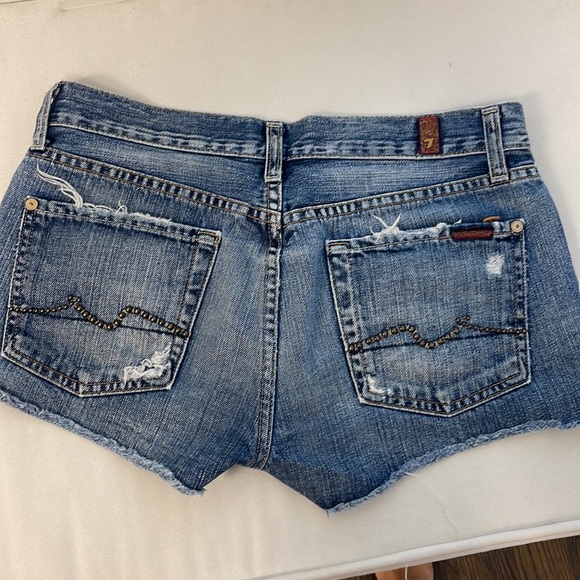 Mini jeans short from 7 all mankind - Picture 4 of 7